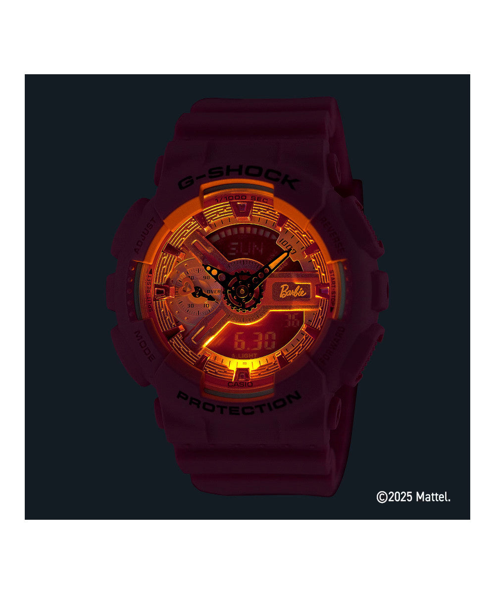 RELOJ PARA MUJER CASIO G-SHOCK  GMA-S110BE-4ADR -ROSADO - Tiendas Casio TITEC