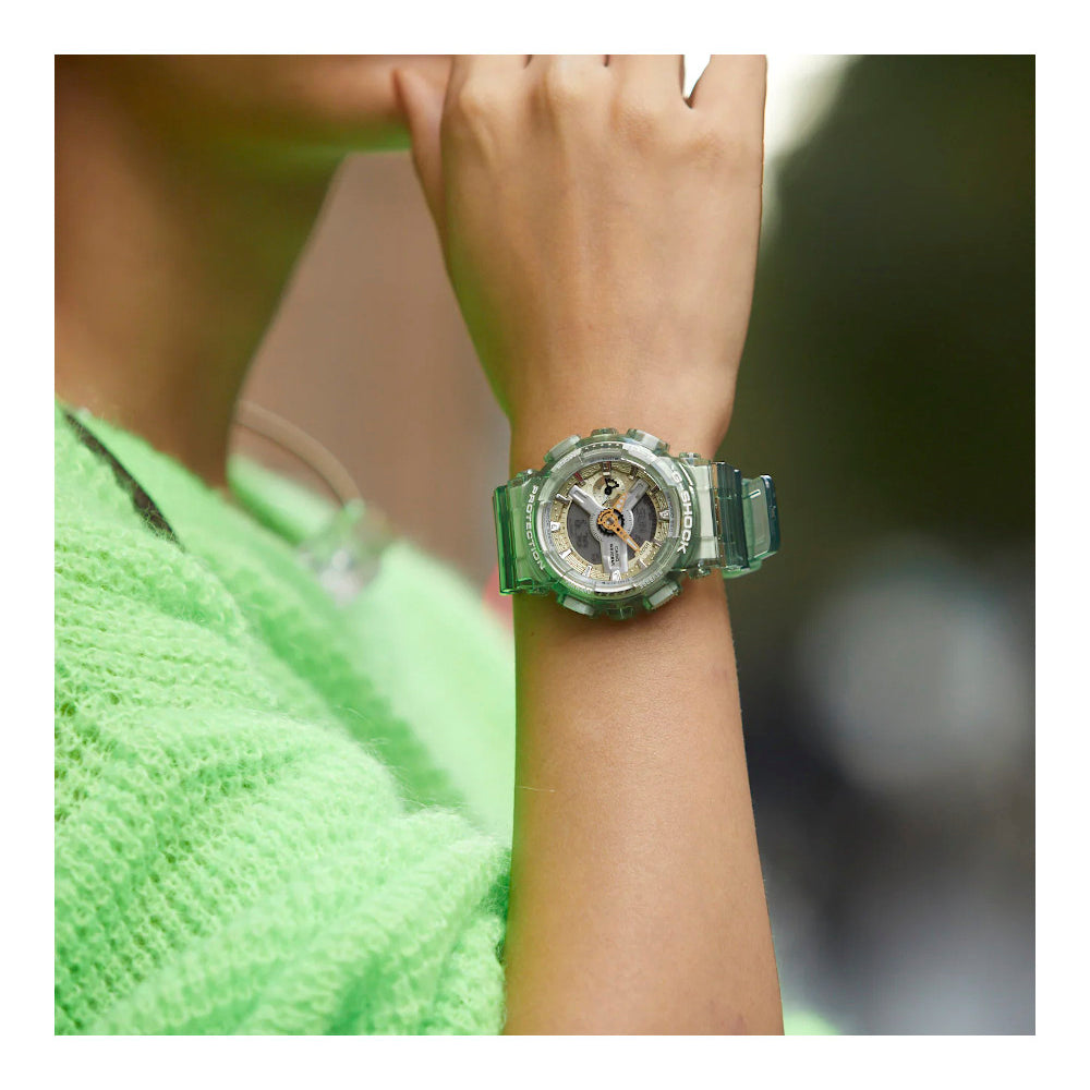 RELOJ PARA MUJER CASIO G-SHOCK  GMA-S110GS-3ADR -VERDE - Tiendas Casio TITEC