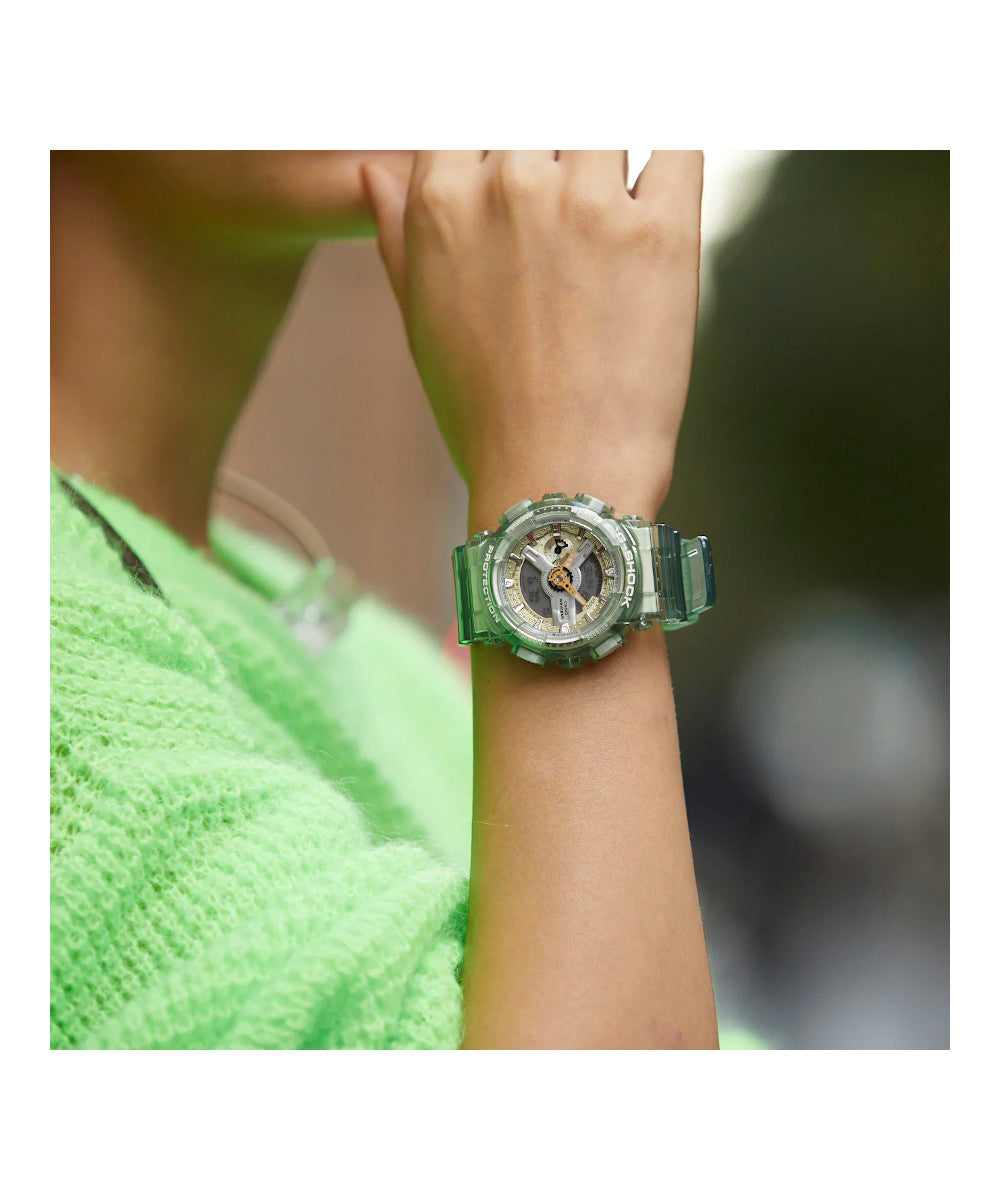 RELOJ PARA MUJER CASIO G-SHOCK  GMA-S110GS-3ADR -VERDE - Tiendas Casio TITEC