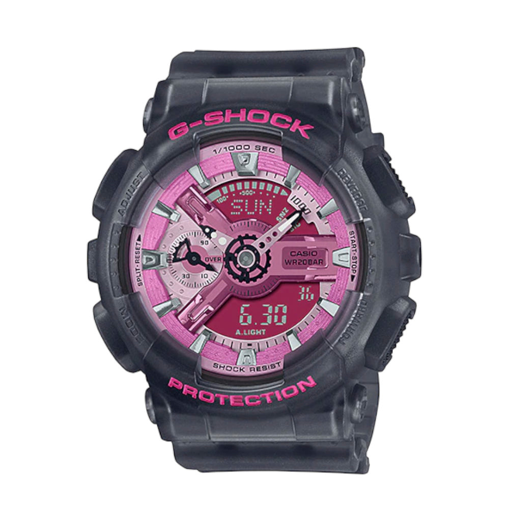 RELOJ PARA MUJER CASIO G-SHOCK  GMA-S110NP-8ADR -GRIS - Tiendas Casio TITEC