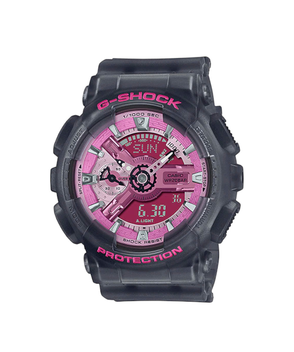 RELOJ PARA MUJER CASIO G-SHOCK  GMA-S110NP-8ADR -GRIS - Tiendas Casio TITEC
