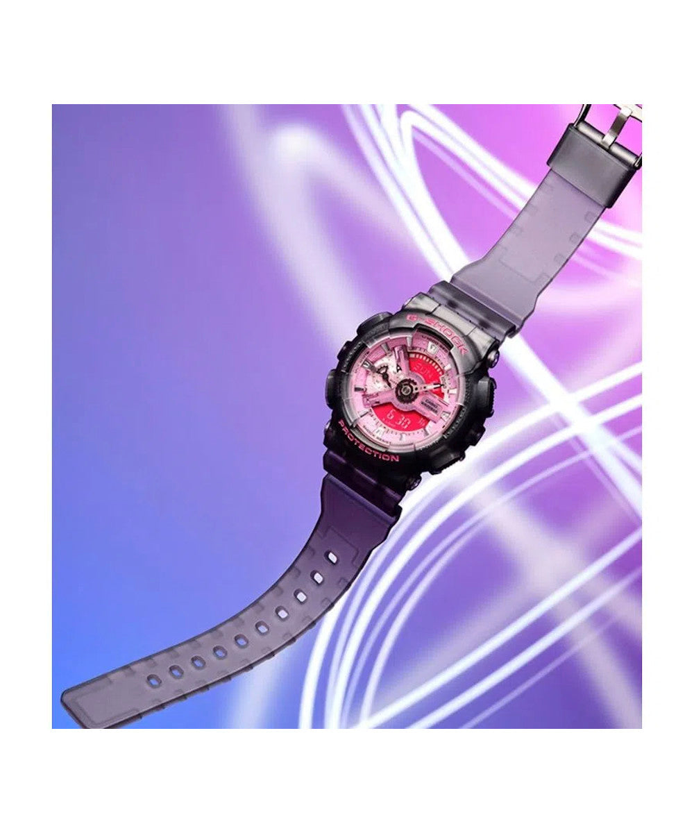 RELOJ PARA MUJER CASIO G-SHOCK  GMA-S110NP-8ADR -GRIS - Tiendas Casio TITEC