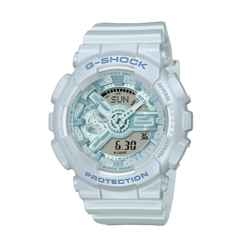 RELOJ PARA MUJER CASIO G-SHOCK  GMA-S110ST-2ADR -AZUL - Tiendas Casio TITEC