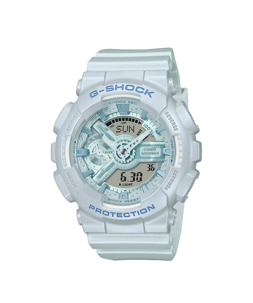 RELOJ PARA MUJER CASIO G-SHOCK  GMA-S110ST-2ADR -AZUL - Tiendas Casio TITEC