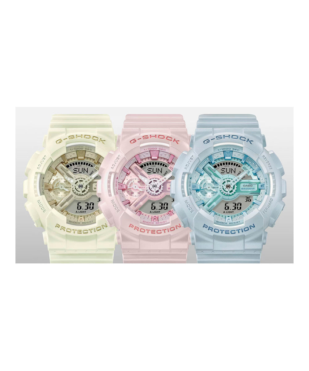 RELOJ PARA MUJER CASIO G-SHOCK  GMA-S110ST-2ADR -AZUL - Tiendas Casio TITEC