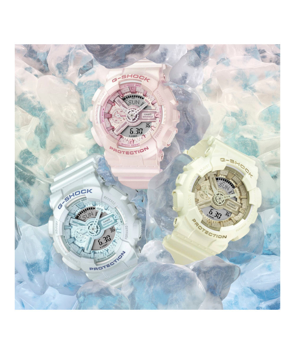 RELOJ PARA MUJER CASIO G-SHOCK  GMA-S110ST-2ADR -AZUL - Tiendas Casio TITEC