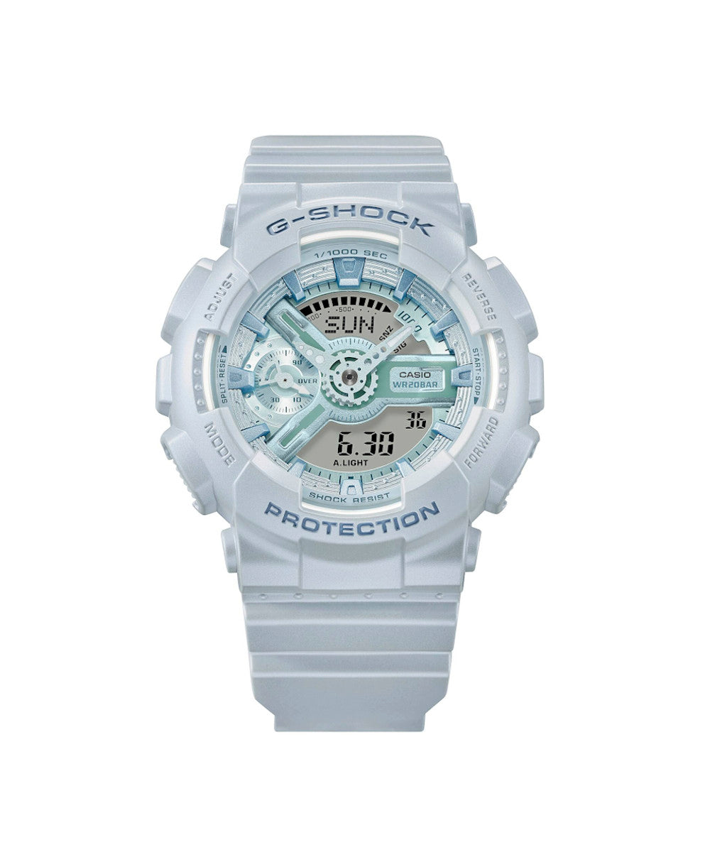 RELOJ PARA MUJER CASIO G-SHOCK  GMA-S110ST-2ADR -AZUL - Tiendas Casio TITEC