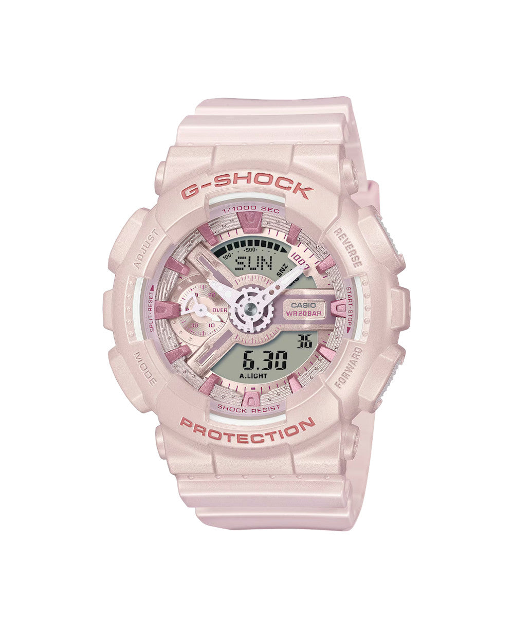 RELOJ PARA MUJER CASIO G-SHOCK  GMA-S110ST-4ADR -ROSADO - Tiendas Casio TITEC