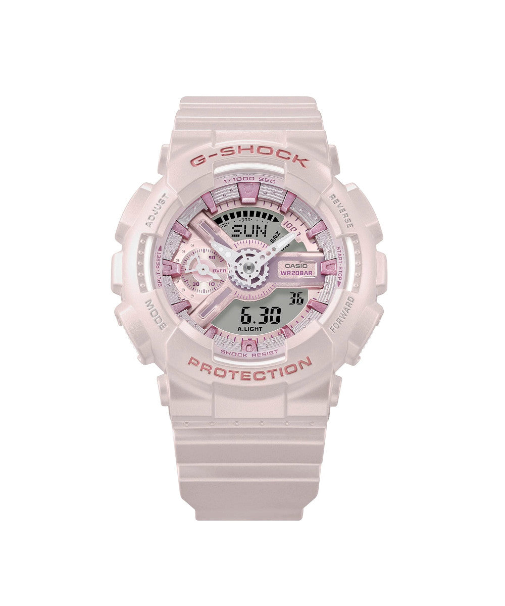 RELOJ PARA MUJER CASIO G-SHOCK  GMA-S110ST-4ADR -ROSADO - Tiendas Casio TITEC