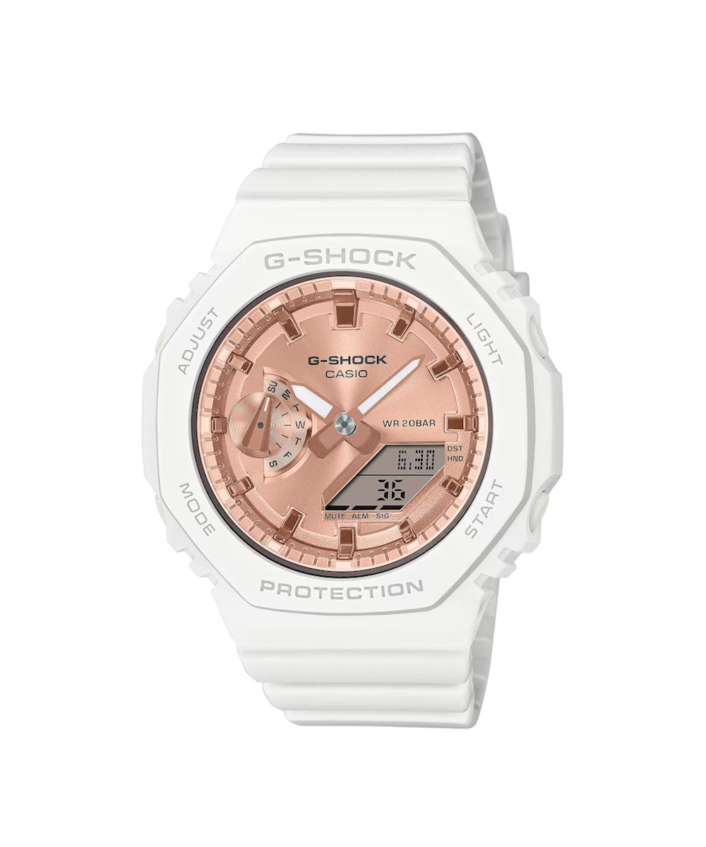RELOJ PARA MUJER CASIO G-SHOCK  GMA-S2100MD-7ADR -BLANCO - Tiendas Casio TITEC