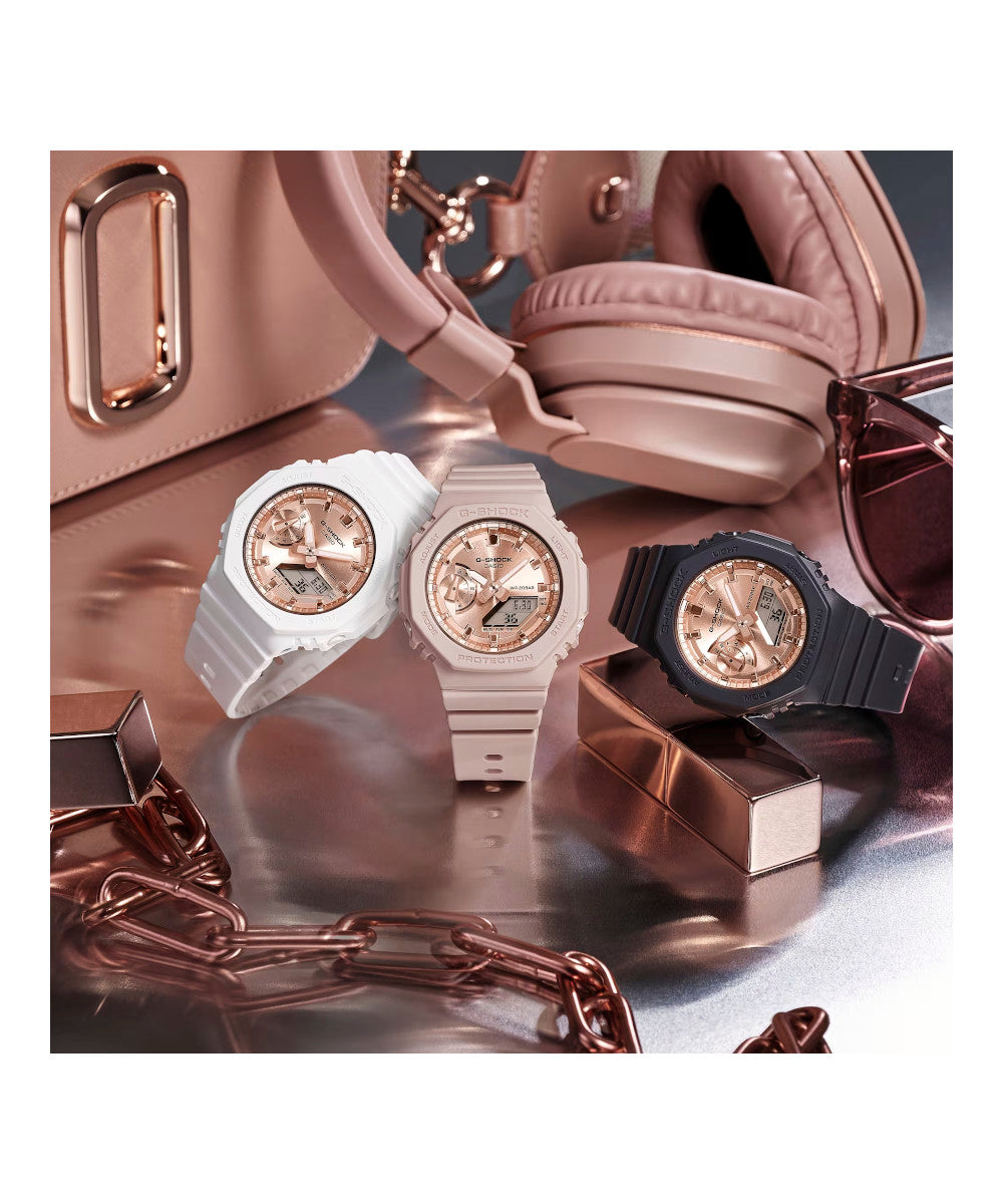 RELOJ PARA MUJER CASIO G-SHOCK  GMA-S2100MD-7ADR -BLANCO - Tiendas Casio TITEC