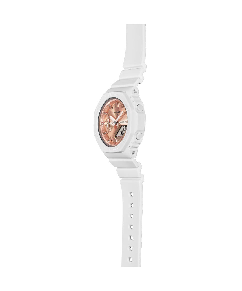 RELOJ PARA MUJER CASIO G-SHOCK  GMA-S2100MD-7ADR -BLANCO - Tiendas Casio TITEC
