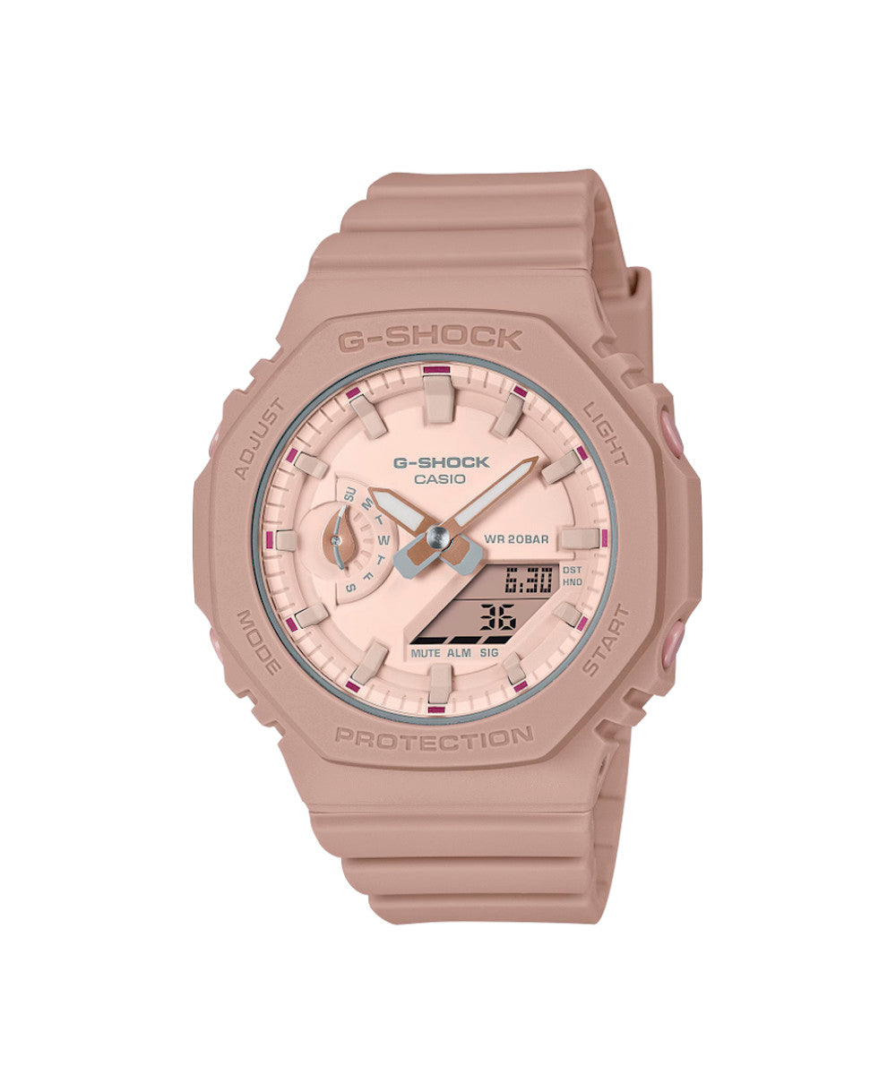 RELOJ PARA MUJER CASIO G-SHOCK  GMA-S2100NC-4A2DR -ROSADO - Tiendas Casio TITEC