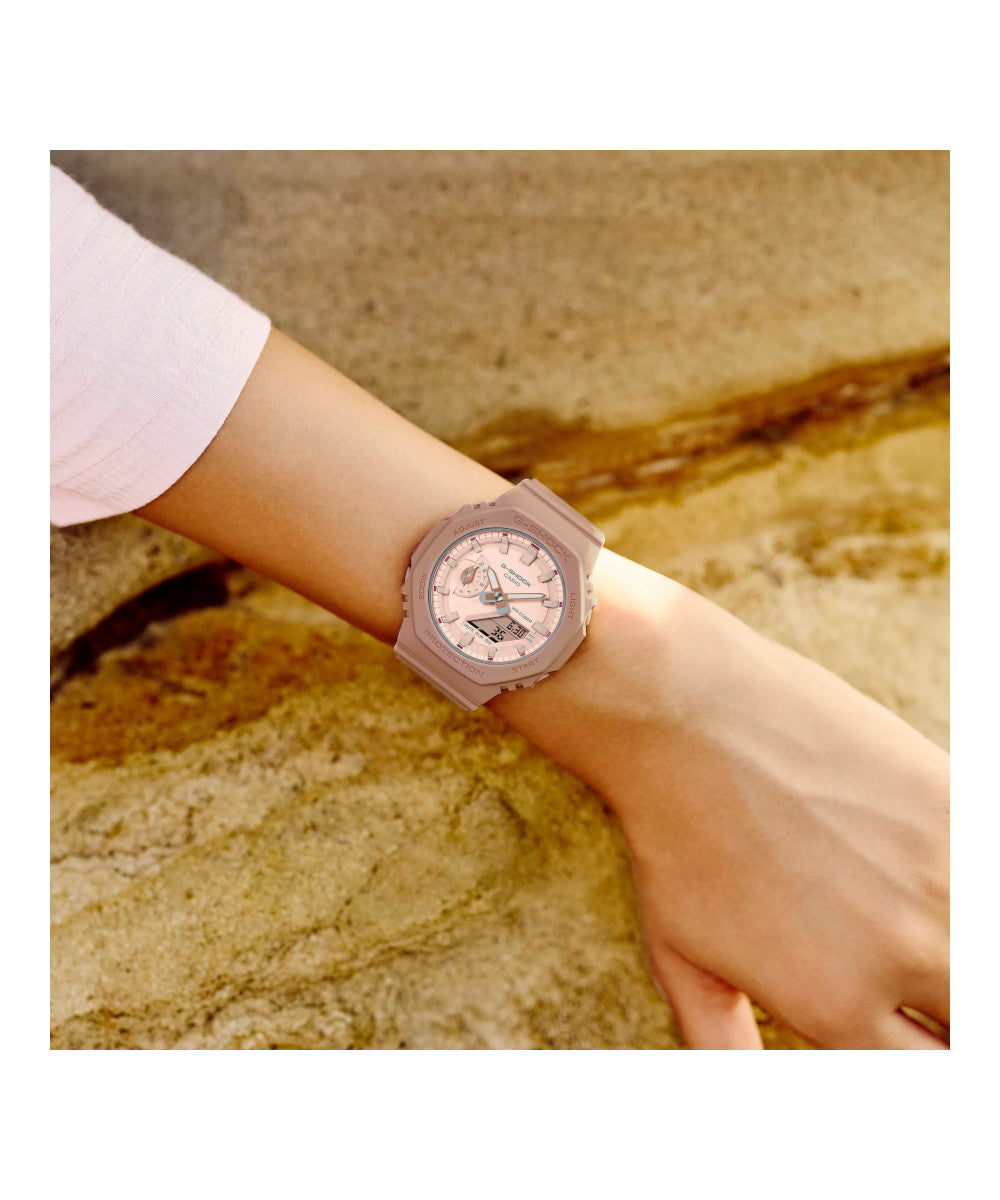 RELOJ PARA MUJER CASIO G-SHOCK  GMA-S2100NC-4A2DR -ROSADO - Tiendas Casio TITEC