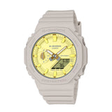 RELOJ PARA MUJER CASIO G-SHOCK  GMA-S2100NC-4ADR -AMARILLO - Tiendas Casio TITEC