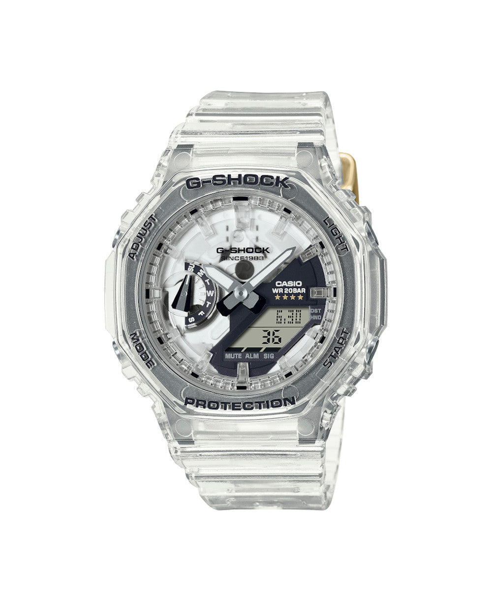 RELOJ PARA MUJER CASIO G-SHOCK  GMA-S2140RX-7ADR -BLANCO - Tiendas Casio TITEC