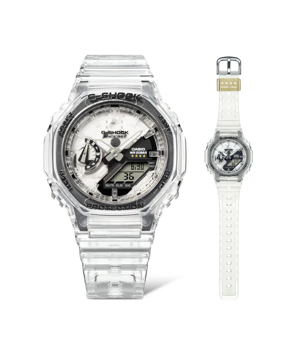 RELOJ PARA MUJER CASIO G-SHOCK  GMA-S2140RX-7ADR -BLANCO - Tiendas Casio TITEC