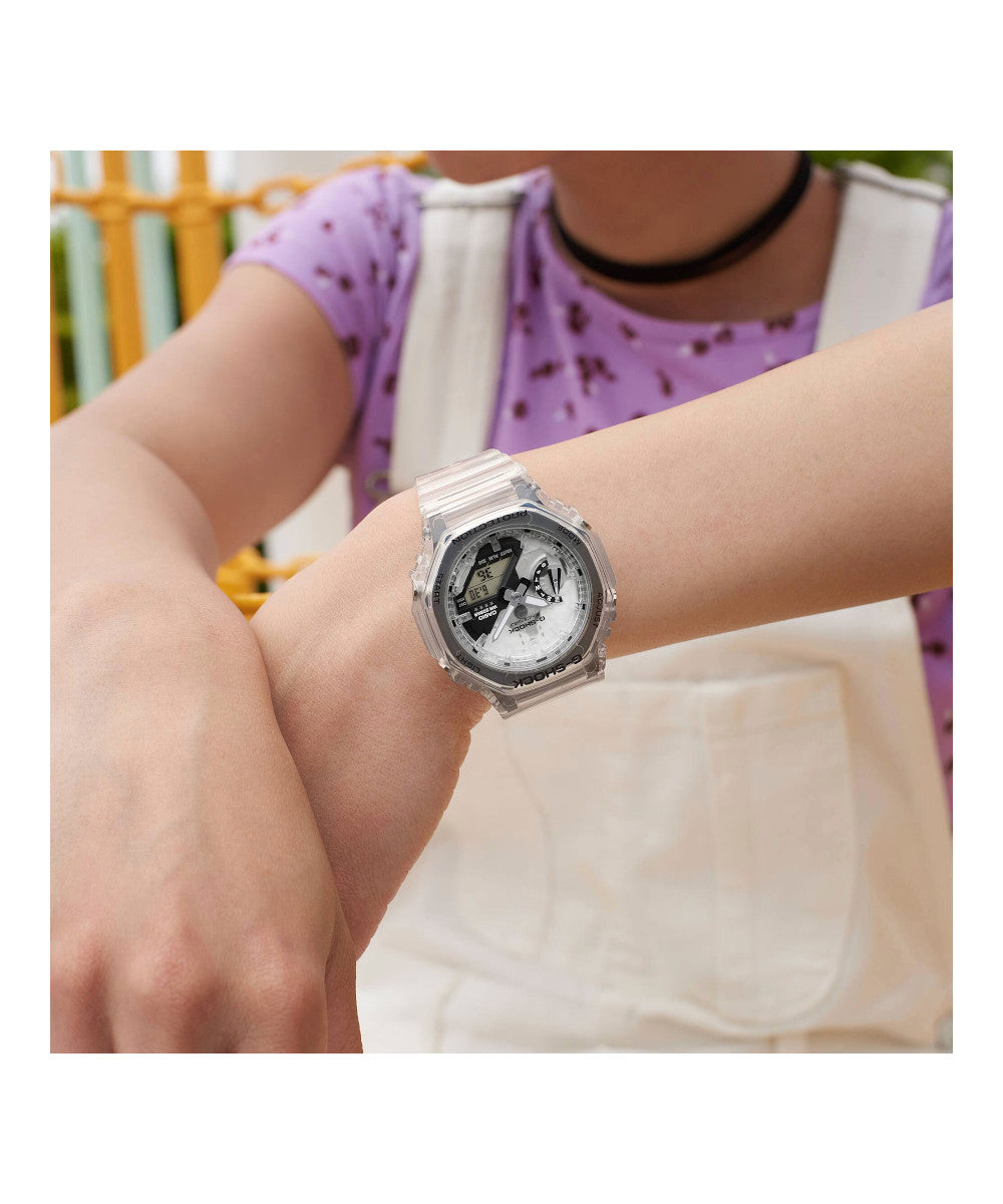 RELOJ PARA MUJER CASIO G-SHOCK  GMA-S2140RX-7ADR -BLANCO - Tiendas Casio TITEC