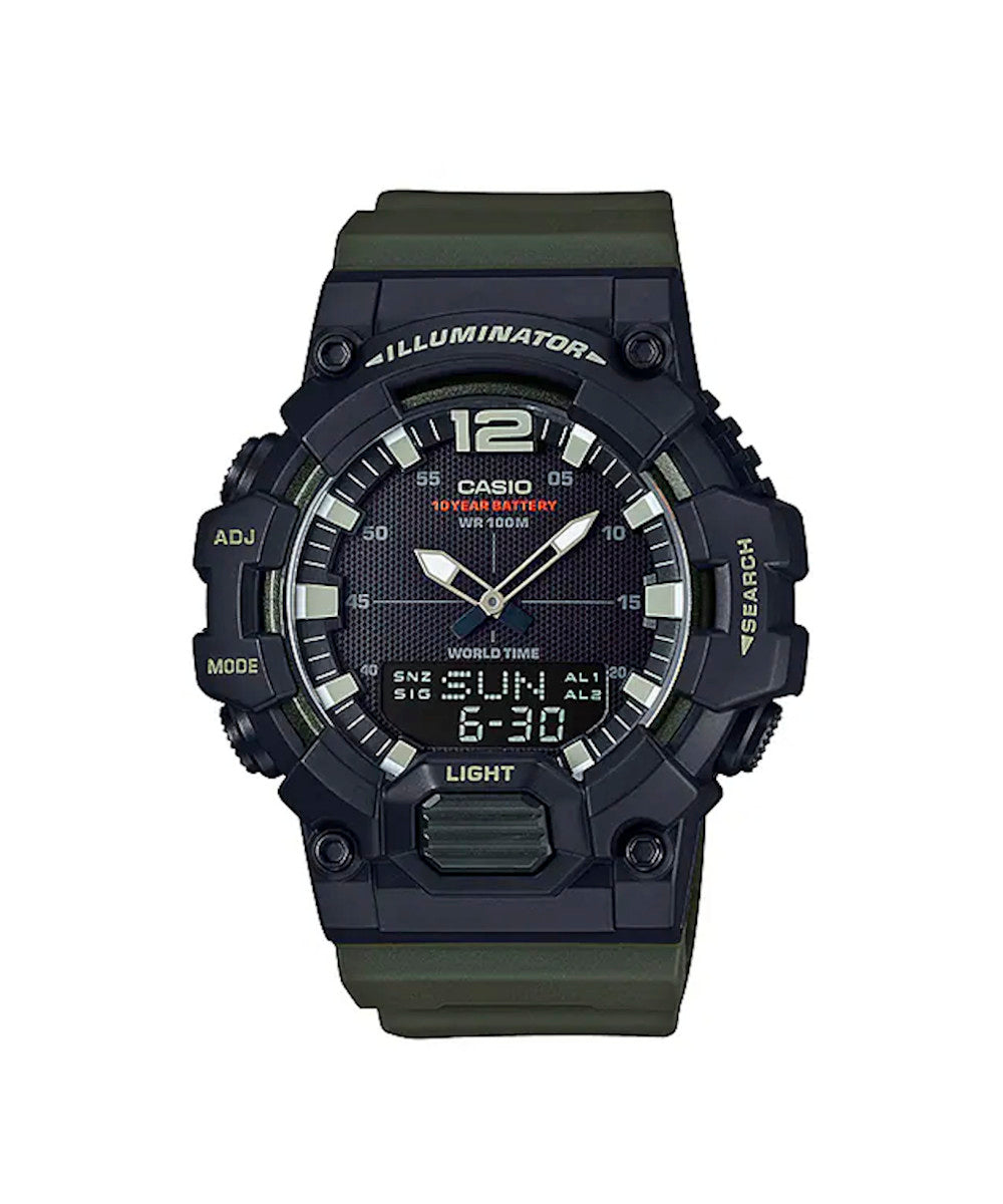 RELOJ PARA HOMBRE CASIO HDC-700-3AVDF -VERDE - Tiendas Casio TITEC
