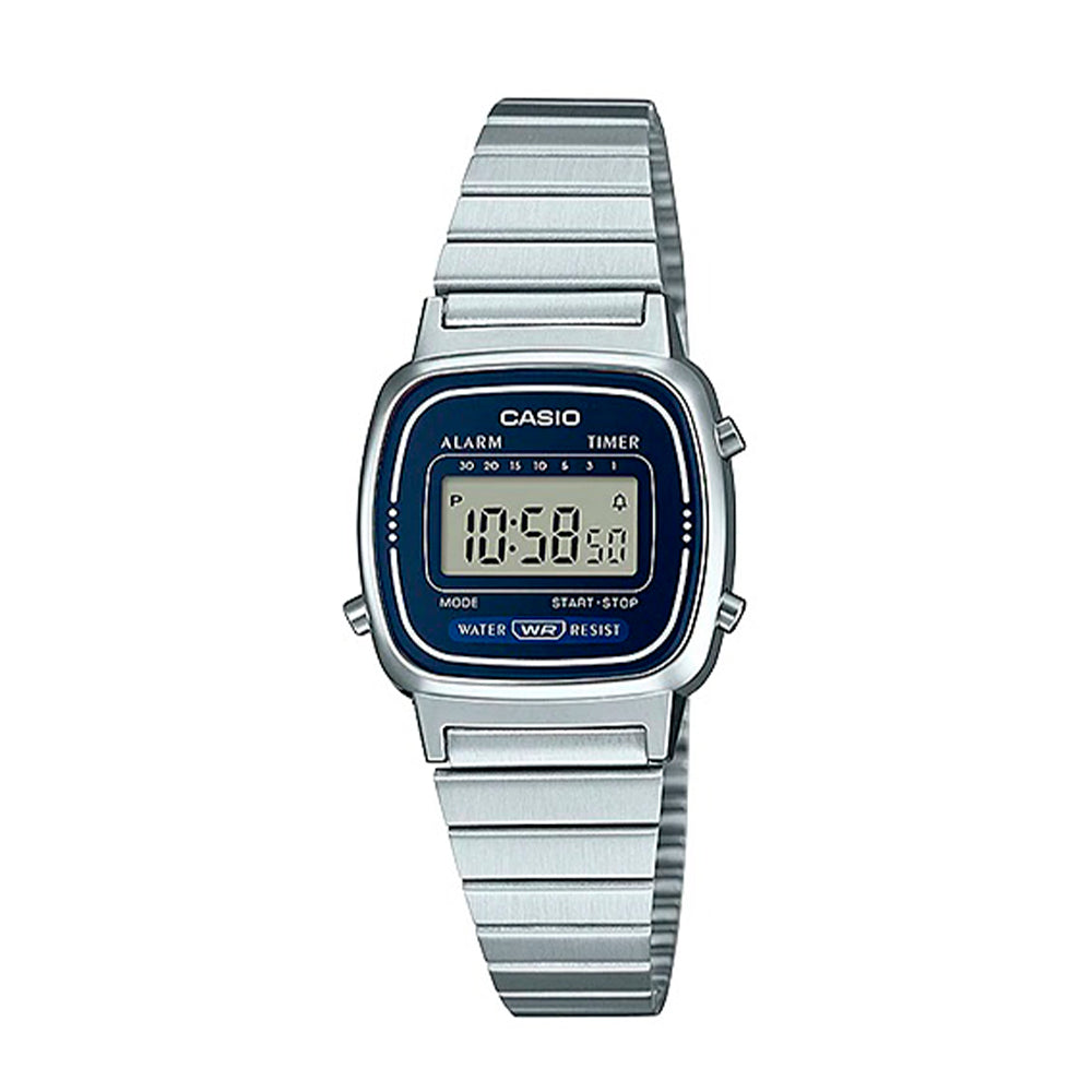 RELOJ CASIO VINTAGE LA670WA-2DF -AZUL - Tiendas Casio TITEC