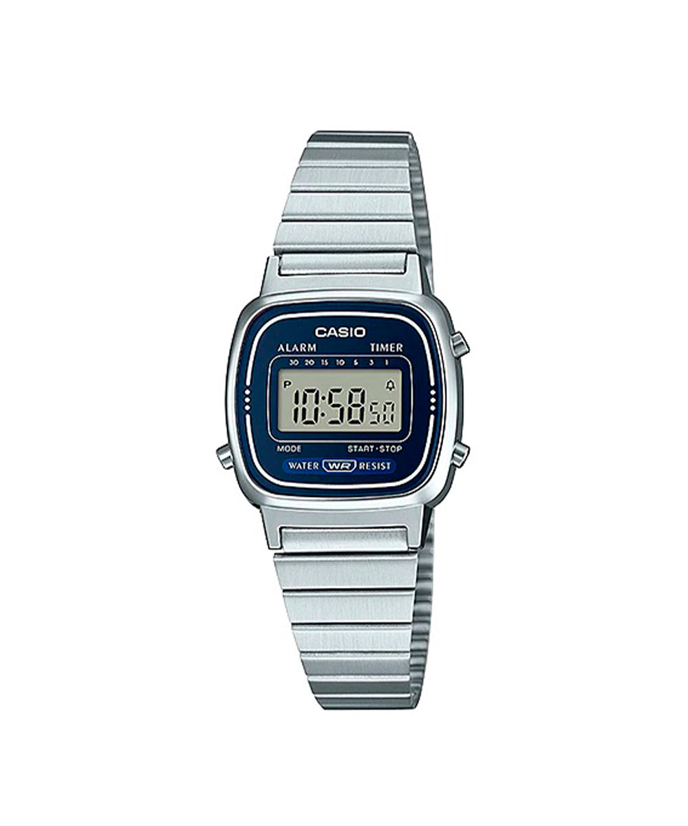 RELOJ CASIO VINTAGE LA670WA-2DF -AZUL - Tiendas Casio TITEC