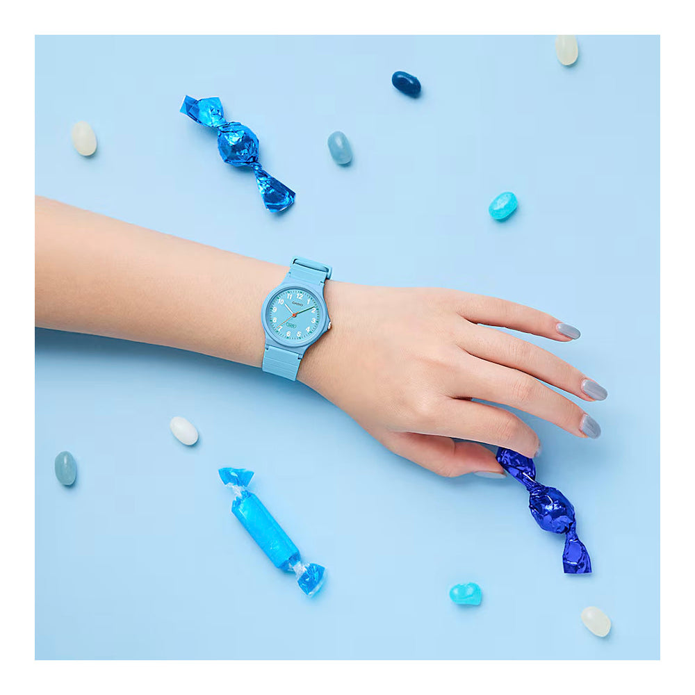 RELOJ PARA MUJER CASIO LQ-24B-2BDF -AZUL - Tiendas Casio TITEC