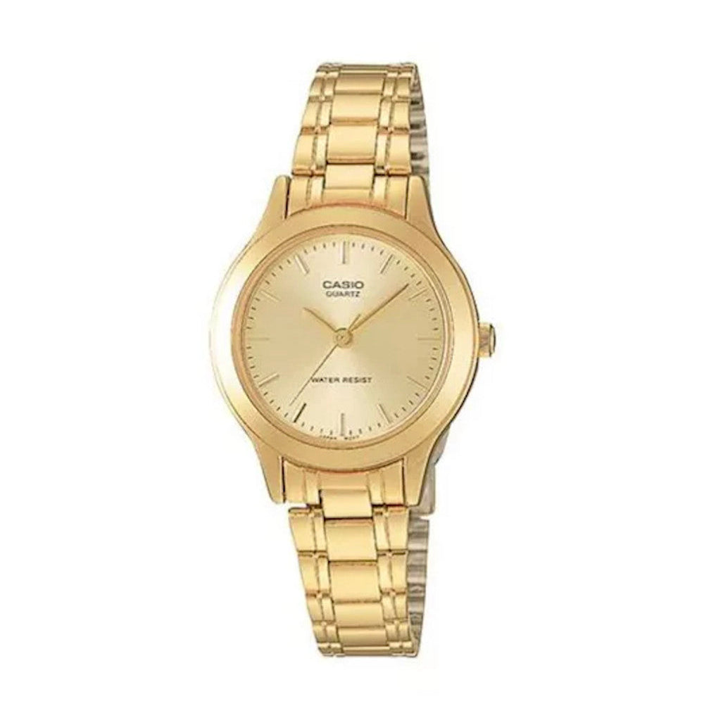 RELOJ PARA MUJER CASIO LTP-1128N-9ARDF -AMARILLO - Tiendas Casio TITEC