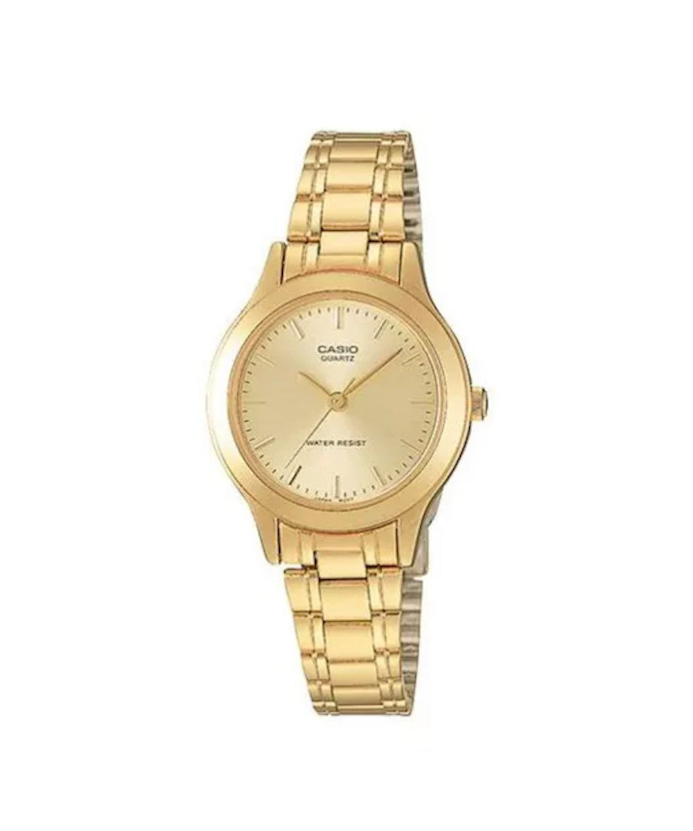 RELOJ PARA MUJER CASIO LTP-1128N-9ARDF -AMARILLO - Tiendas Casio TITEC