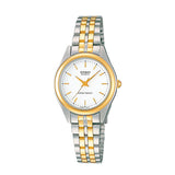 RELOJ PARA MUJER CASIO LTP-1129G-7ARDF -BLANCO - Tiendas Casio TITEC