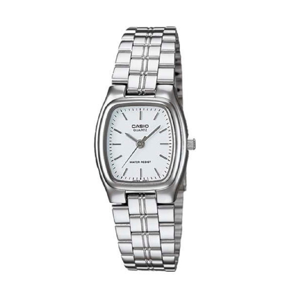 RELOJ PARA MUJER CASIO LTP-1169D-7ARDF -BLANCO - Tiendas Casio TITEC