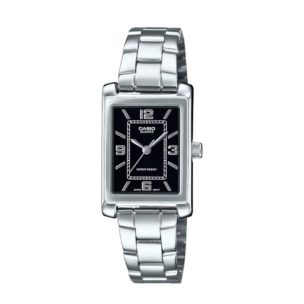 RELOJ PARA MUJER CASIO LTP-1234DD-1ADF -NEGRO - Tiendas Casio TITEC