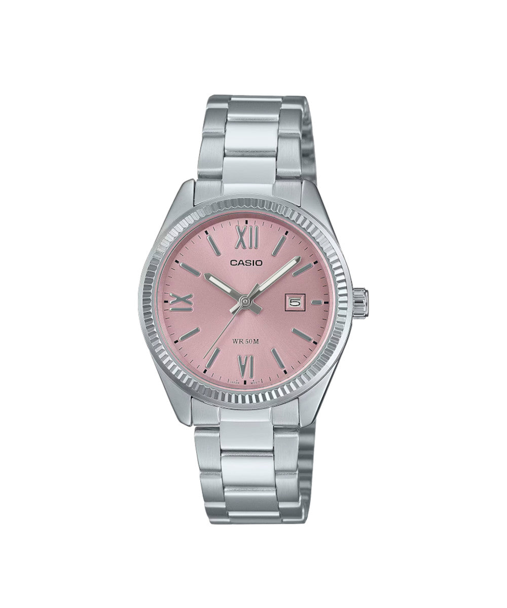 RELOJ PARA MUJER CASIO LTP-1302DD-4A1VDF -ROSADO - Tiendas Casio TITEC