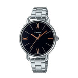 RELOJ PARA MUJER CASIO LTP-E414D-1ADF -NEGRO - Tiendas Casio TITEC
