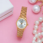 RELOJ PARA MUJER CASIO LTP-V002G-9B3UDF -AMARILLO - Tiendas Casio TITEC