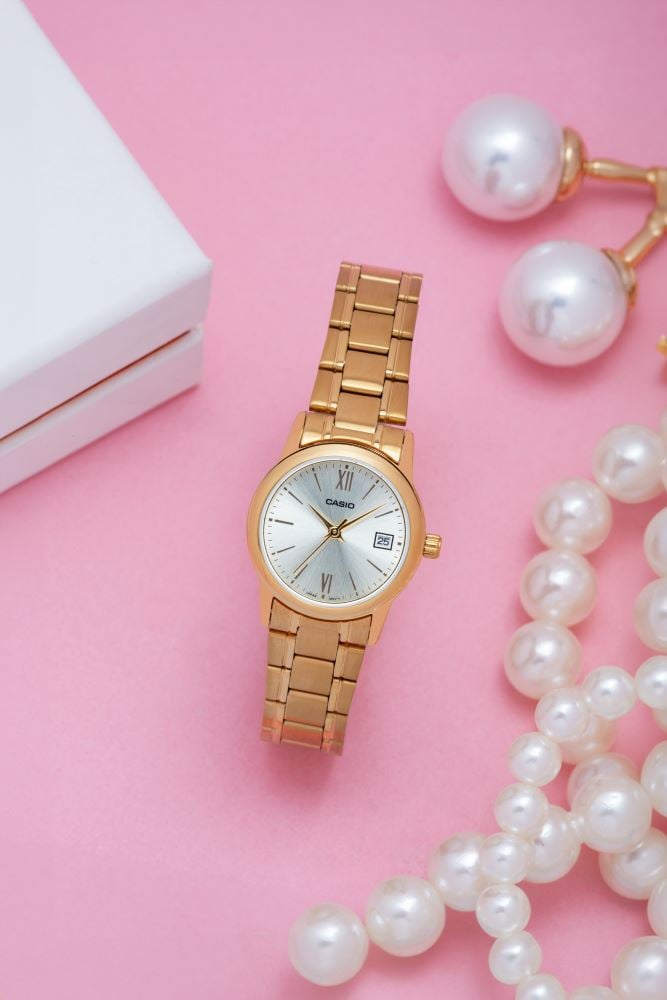 RELOJ PARA MUJER CASIO LTP-V007G-9EUDF -AMARILLO - Tiendas Casio TITEC