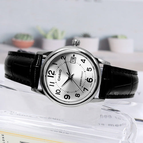 RELOJ PARA MUJER CASIO LTP-V002L-7BUDF -BLANCO - Tiendas Casio TITEC