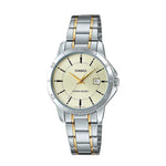 RELOJ PARA MUJER CASIO LTP-V004SG-9AUDF -AMARILLO - Tiendas Casio TITEC