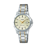 RELOJ PARA MUJER CASIO LTP-V004SG-9AUDF -AMARILLO - Tiendas Casio TITEC