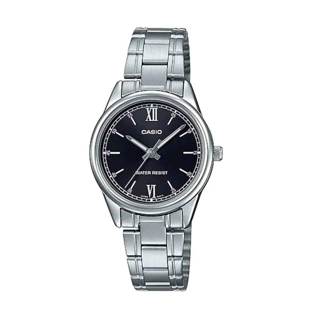 RELOJ PARA MUJER CASIO LTP-V005D-1B2UDF -NEGRO - Tiendas Casio TITEC