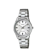 RELOJ PARA MUJER CASIO LTP-V005D-7AUDF -BLANCO - Tiendas Casio TITEC