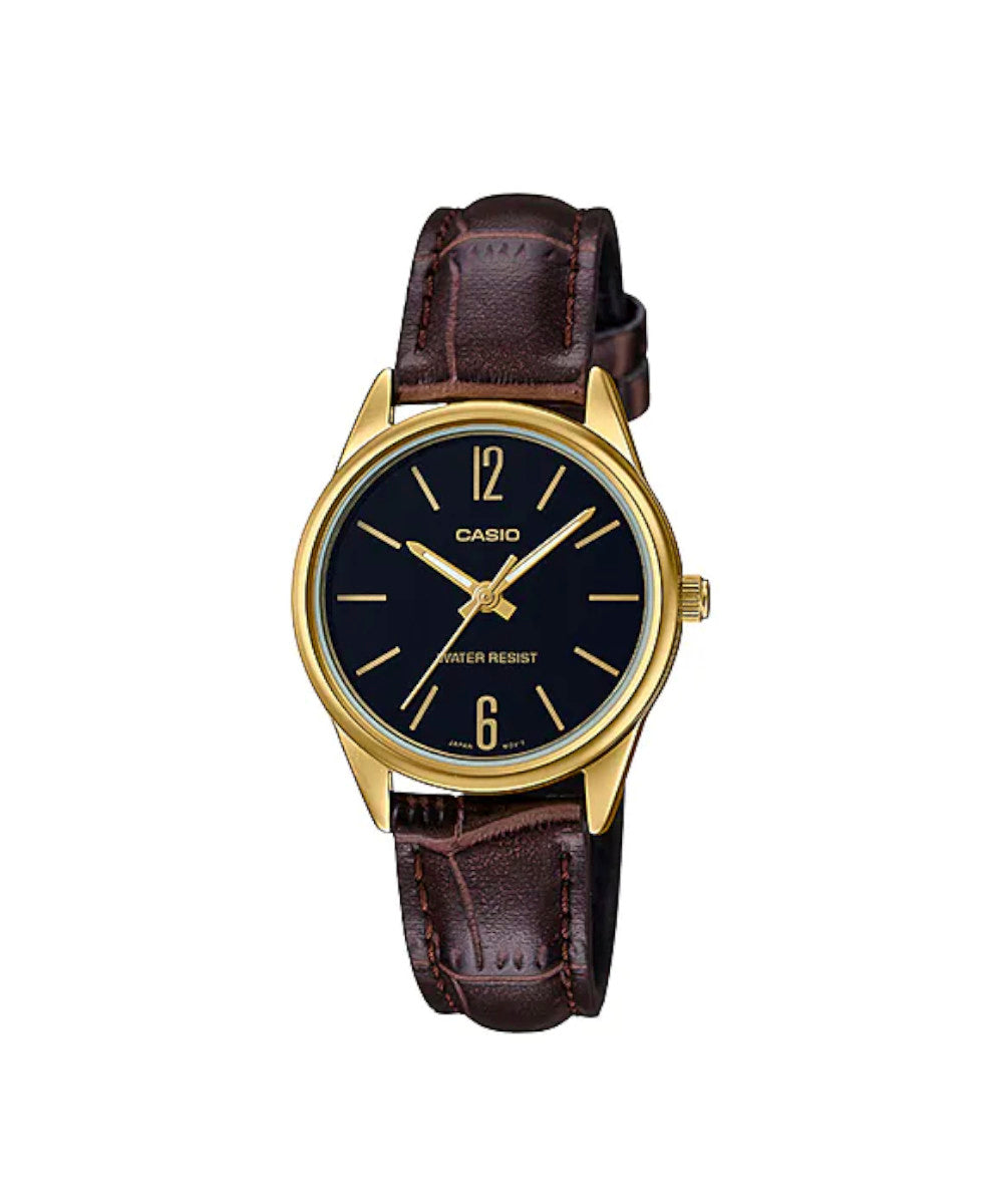 RELOJ PARA MUJER CASIO LTP-V005GL-1BUDF -NEGRO - Tiendas Casio TITEC