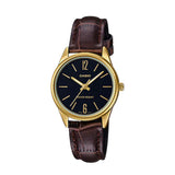 RELOJ PARA MUJER CASIO LTP-V005GL-1BUDF -NEGRO - Tiendas Casio TITEC