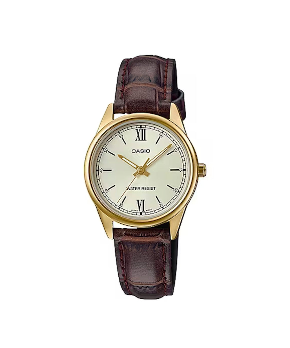 RELOJ PARA MUJER CASIO LTP-V005GL-9BUDF -AMARILLO - Tiendas Casio TITEC