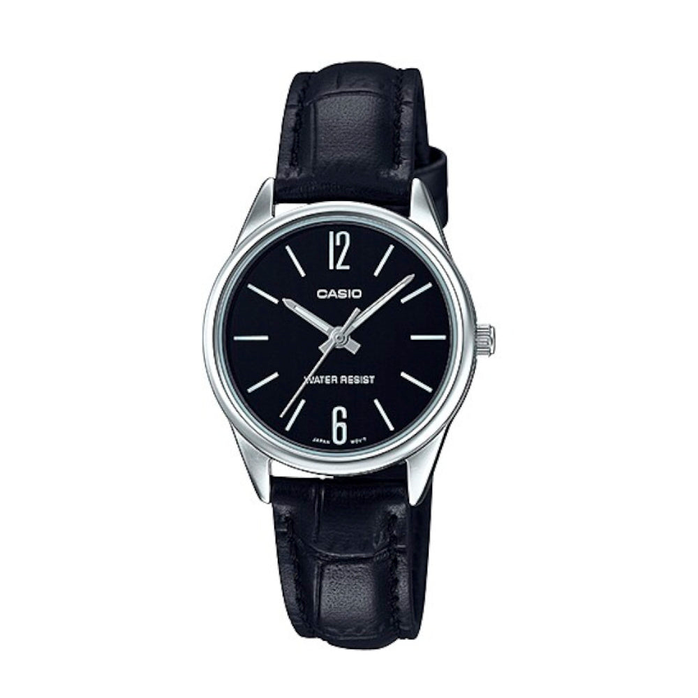 RELOJ PARA MUJER CASIO LTP-V005L-1BUDF -NEGRO - Tiendas Casio TITEC