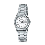 RELOJ PARA MUJER CASIO LTP-V006D-7BUDF -BLANCO - Tiendas Casio TITEC