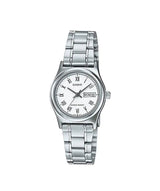 RELOJ PARA MUJER CASIO LTP-V006D-7BUDF -BLANCO - Tiendas Casio TITEC