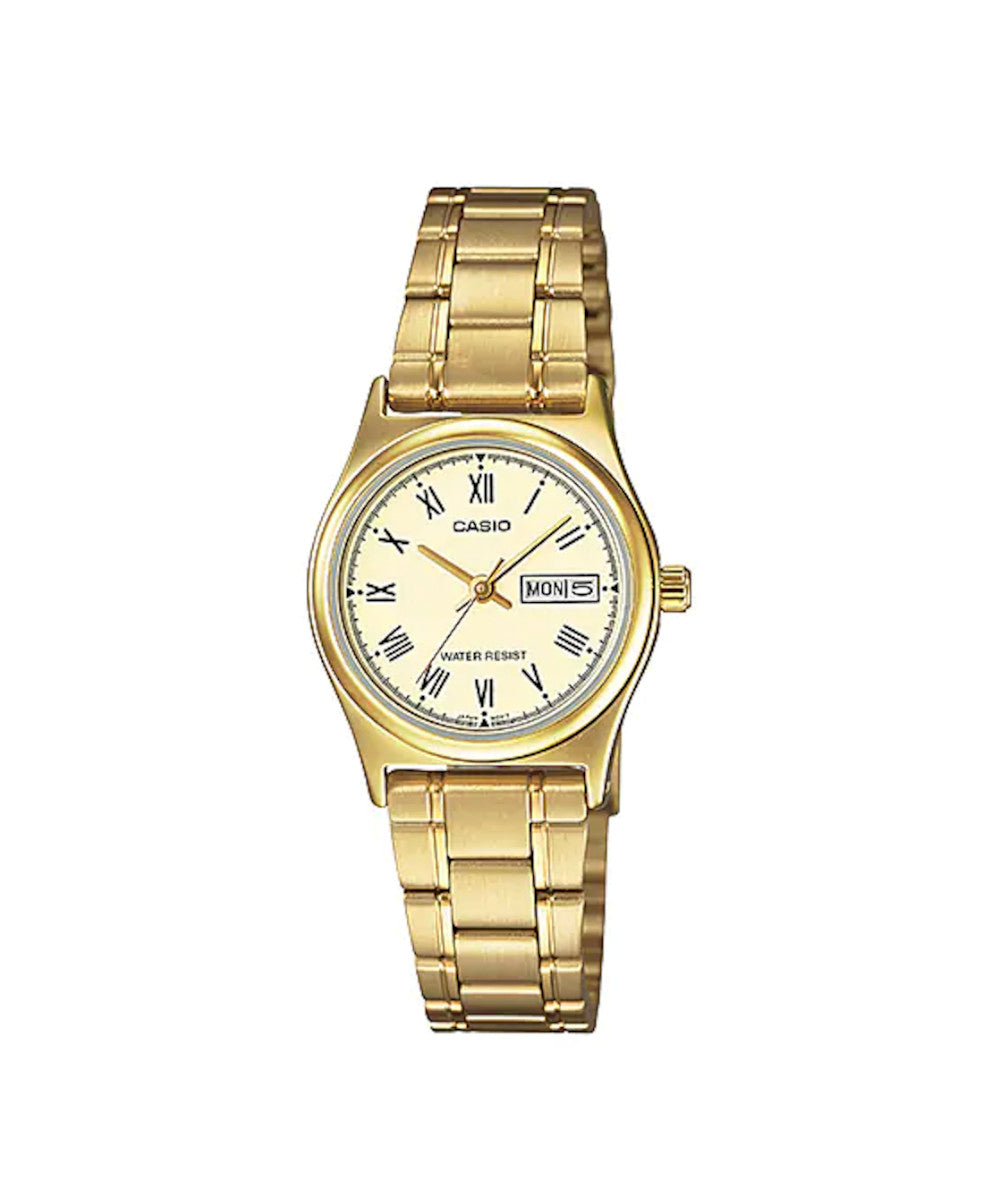 RELOJ PARA MUJER CASIO LTP-V006G-9BUDF -AMARILLO - Tiendas Casio TITEC