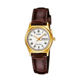 RELOJ PARA MUJER CASIO LTP-V006GL-7BUDF -BLANCO - Tiendas Casio TITEC
