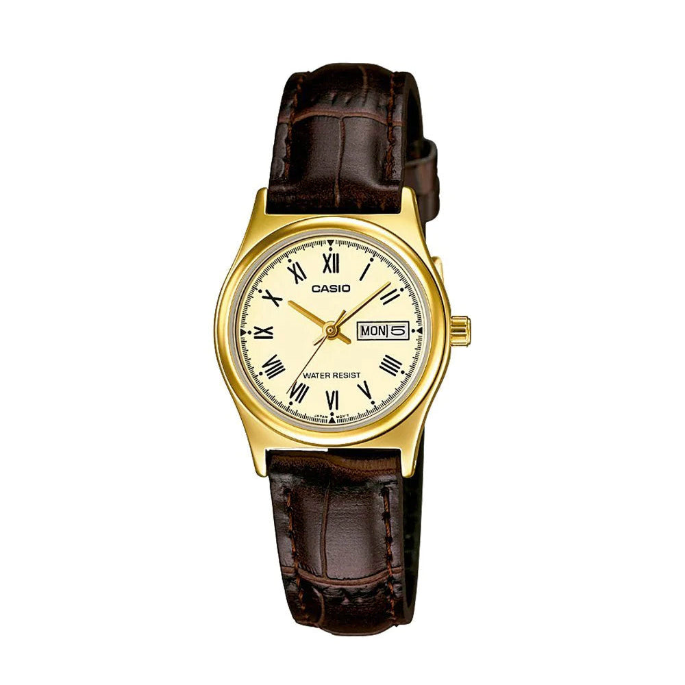 RELOJ PARA MUJER CASIO LTP-V006GL-9BUDF -AMARILLO - Tiendas Casio TITEC