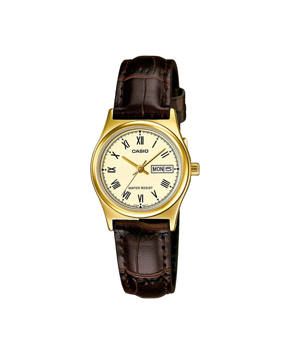 RELOJ PARA MUJER CASIO LTP-V006GL-9BUDF -AMARILLO - Tiendas Casio TITEC